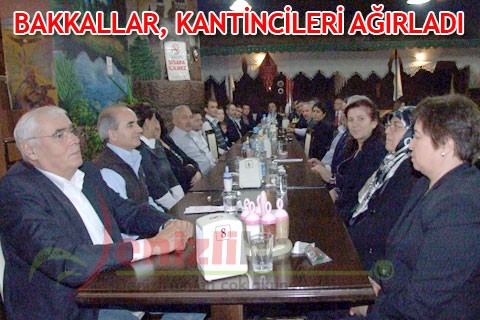 BAKKALLAR, KANTİNCİLERİ AĞIRLADI