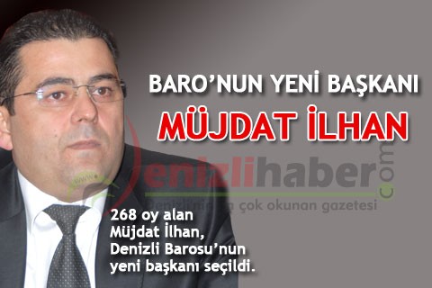 BARO’NUN YENİ BAŞKANI MÜJDAT İLHAN