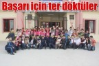 Başarı için ter döktüler