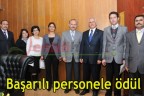 Başarılı personele ödül