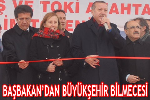 BAŞBAKAN’DAN BÜYÜKŞEHİR BİLMECESİ