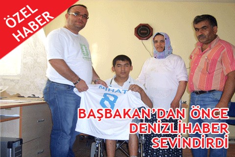 Başbakandan önce DENİZLİHABER giydirdi