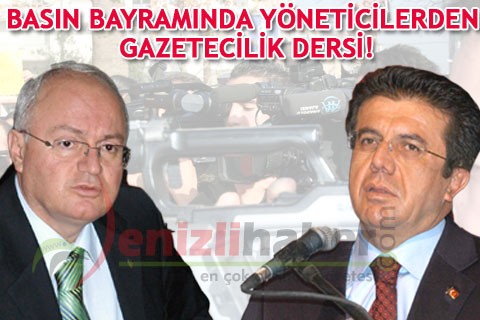 BASIN BAYRAMINDA YÖNETİCİLERDEN GAZETECİLİK DERSİ!