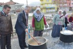 Başkan Zolan aşure eksperi oldu
