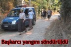 Başkarcı yangını söndürüldü