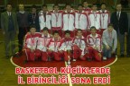 BASKETBOL KÜÇÜKLERDE İL BİRİNCİLİĞİ SONA ERDİ