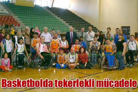 Basketbolda tekerlekli mücadele