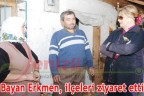Bayan Erkmen, ilçeleri ziyaret etti