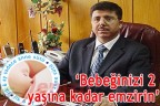 “Bebeğinizi 2 yaşına kadar emzirin”