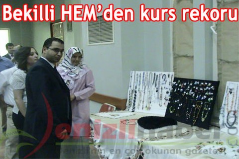 Bekilli HEM’den kurs rekoru