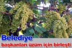 Belediye başkanları üzüm için birleşti