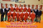 BELEDİYE BASKET TAKIMINDAN MAÇA DAVET