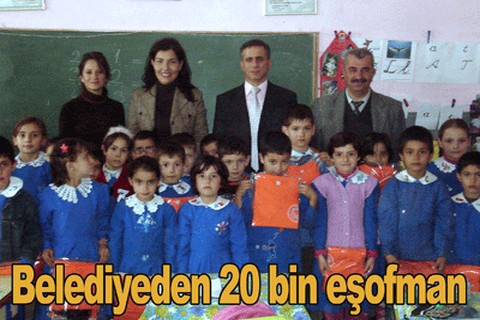 Belediyeden 20 bin eşofman
