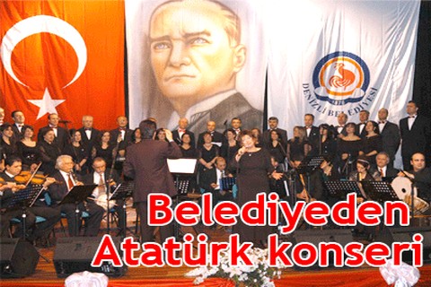 Belediyeden Atatürk konseri