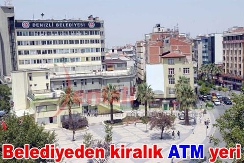 Belediyeden kiralık ATM yeri