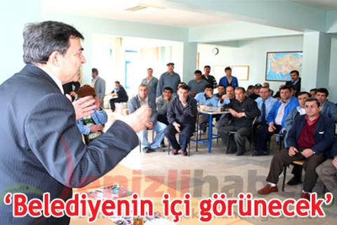 “Belediyenin içi görünecek”