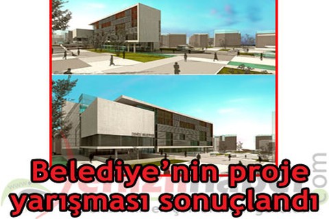Belediye’nin proje yarışması sonuçlandı