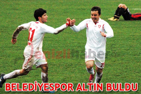 BELEDİYESPOR ALTIN BULDU