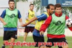 Belediyespor prova yaptı
