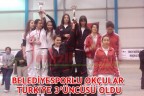 Belediyesporlu okçular Türkiye 3’üncüsü oldu