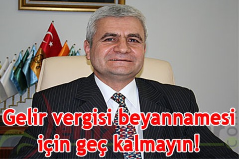 Beyanname için geç kalmayın