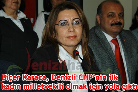 Biçer Karaca, Denizli CHP’nin ilk kadın milletvekili olmak için yola çıktı