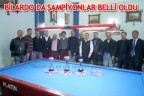 BİLARDO DA ŞAMPİYONLAR BELLİ OLDU