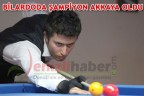 BİLARDODA ŞAMPİYON AKKAYA OLDU