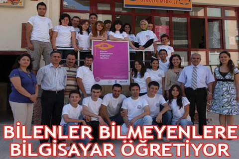 Bilenler bilmeyenlere öğretiyor
