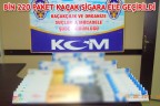 BİN 220 PAKET KAÇAK SİGARA ELE GEÇİRİLDİ