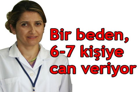 Bir beden, 7 kişiye can veriyor