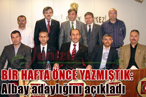BİR HAFTA ÖNCE YAZMIŞTIK: Albay adaylığını açıkladı