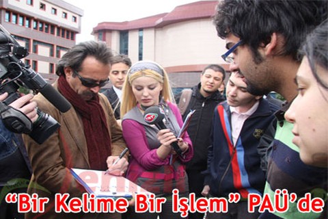 “Bir Kelime Bir İşlem” PAÜ’de