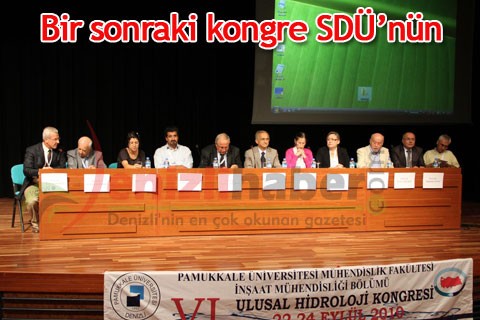 Bir sonraki kongre SDÜ’nün