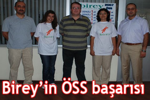 Birey’in ÖSS başarısı