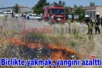 Birlikte yakmak, yangını azalttı
