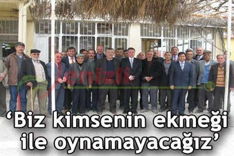 Biz kimsenin ekmeği ile oynamayacağız