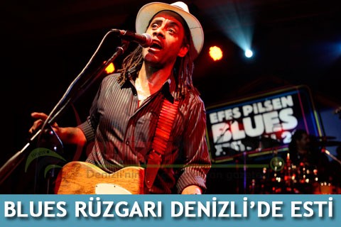 Blues rüzgarı Denizli’de esti