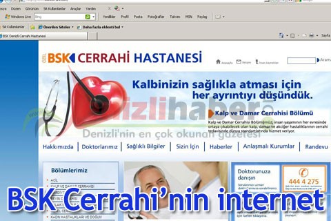 BSK Cerrahi’nin internet sitesi hizmete girdi