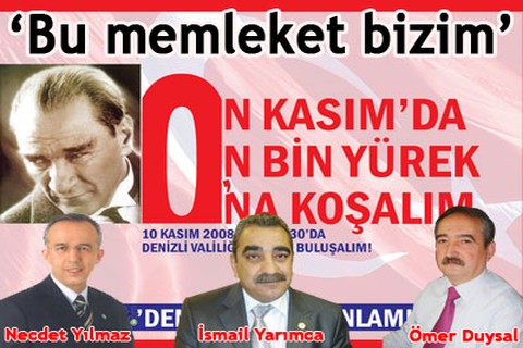 “Bu memleket bizim”