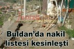 Buldan’da nakil listesi kesinleşti