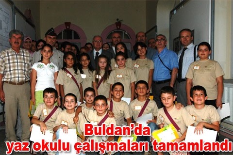 Buldan’da yaz okulu çalışmaları tamamlandı
