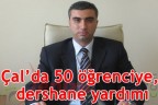 Çal’da 50 öğrenciye dershane yardımı