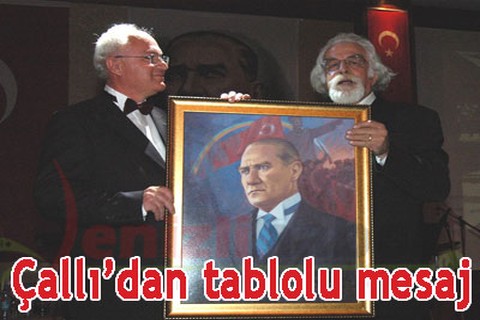 Çallı’dan tablolu mesaj