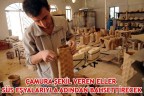 ÇAMURA ŞEKİL VEREN ELLER SÜS EŞYALARIYLA ADINDAN BAHSETTİRECEK