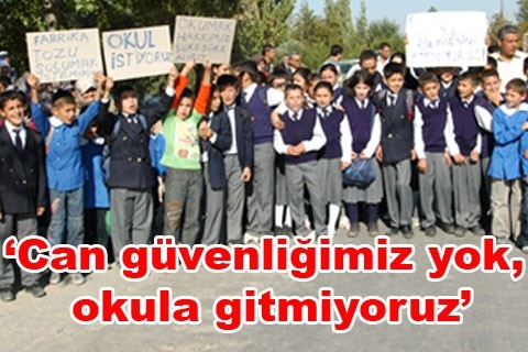 “Can güvenliğimiz yok, okula gitmiyoruz”