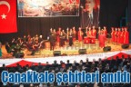 Çanakkale şehitleri anıldı