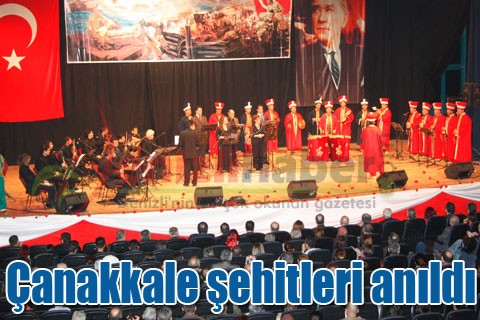 Çanakkale şehitleri anıldı