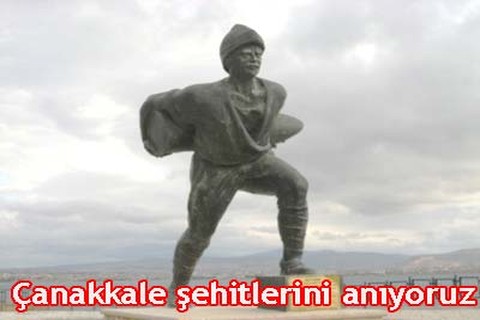 Çanakkale şehitlerini anıyoruz