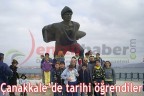 Çanakkale’de tarihi öğrendiler
